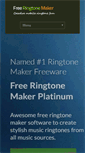 Mobile Screenshot of free-ringtone-maker.net